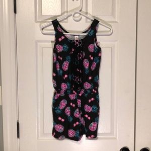 🌟BOGO JUSTICE Girls Pineapple Romper